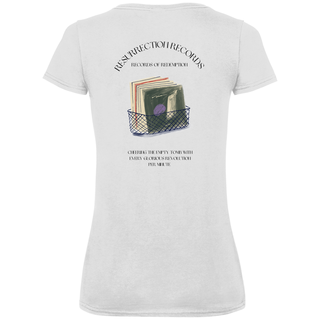 Damen Premium Bio V-Neck T-Shirt Christian Crates