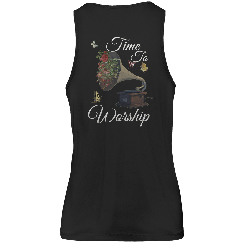 Herren Premium Tank Top Time To worship
