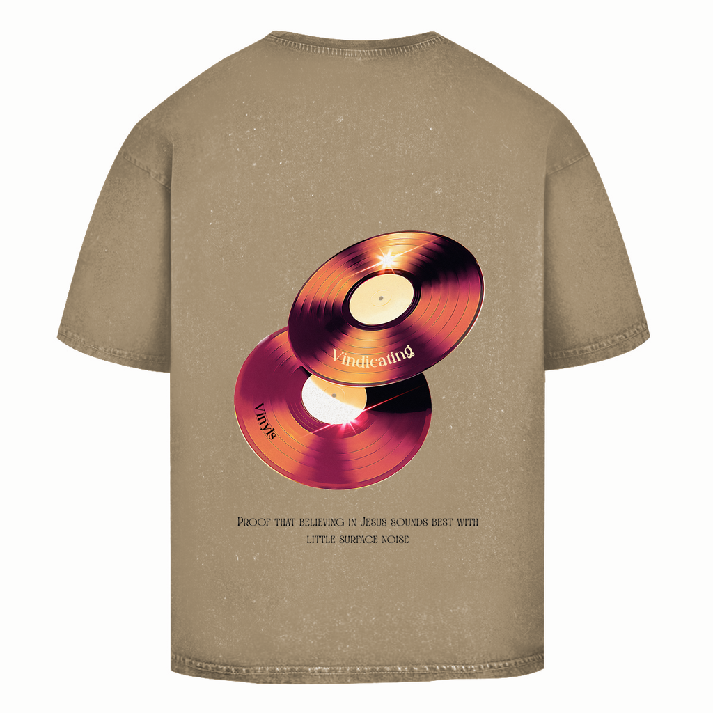 Oversize Washed T-Shirt Vindicating Vinyls