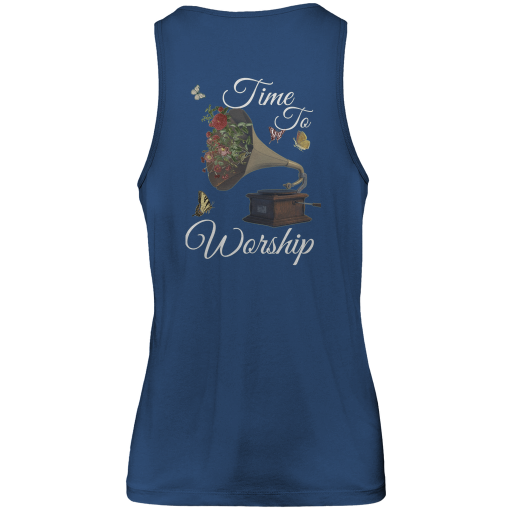 Herren Premium Tank Top Time To worship
