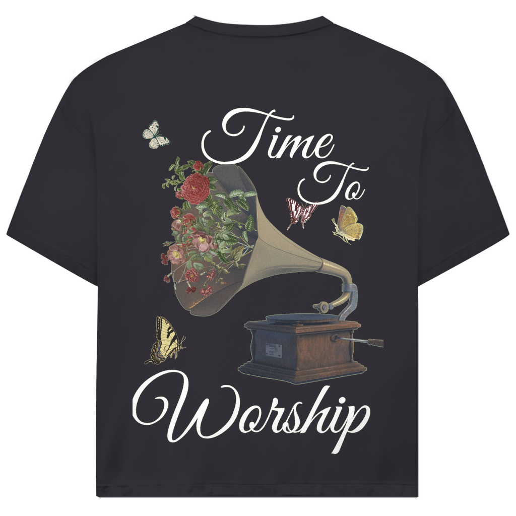 Jack and Jones Oversize T-Shirt Time To worship