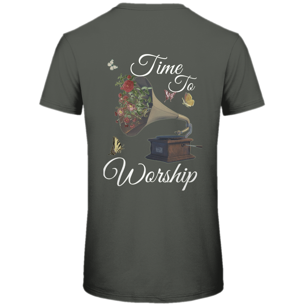 Herren Premium Bio T-Shirt Time To worship