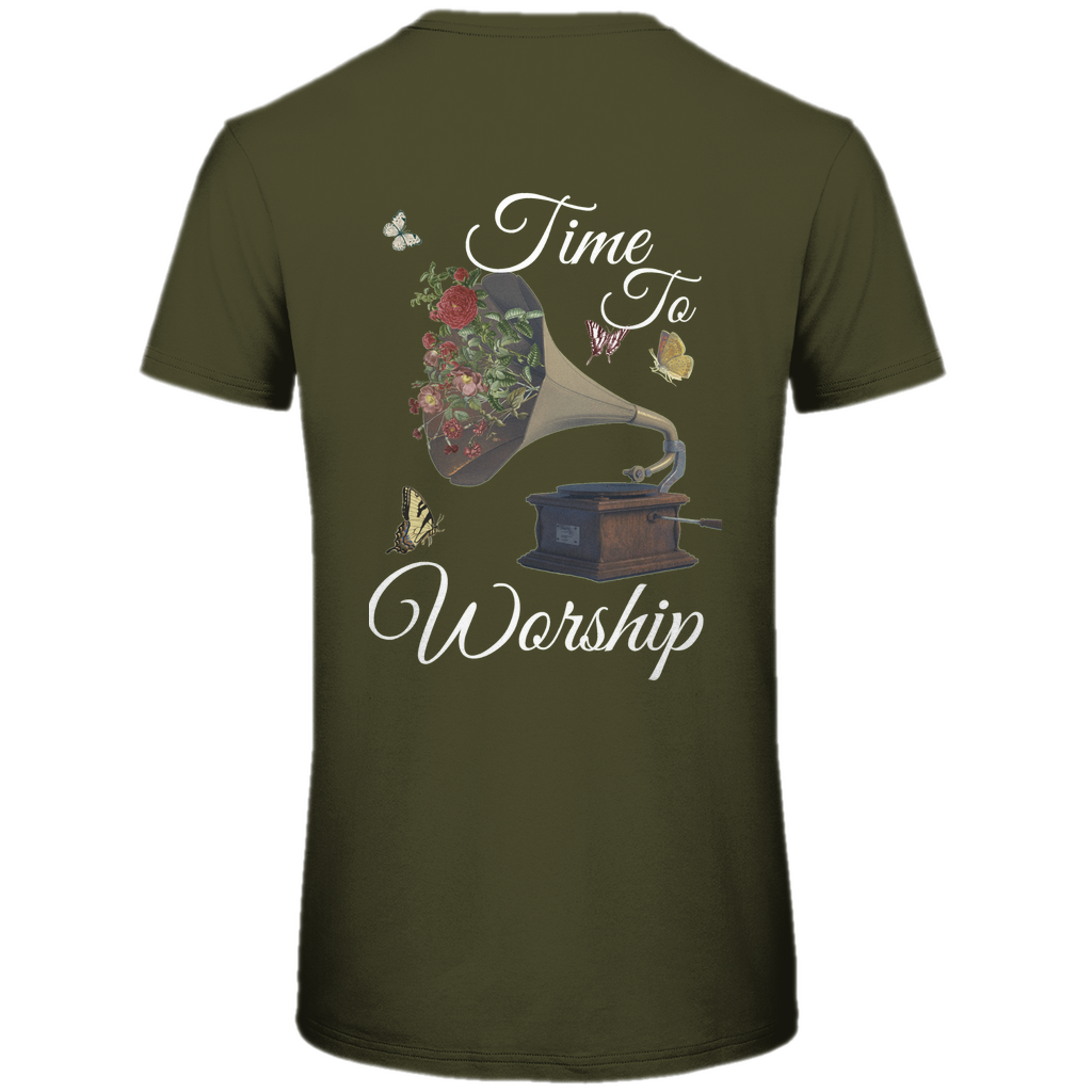 Herren Premium Bio T-Shirt Time To worship