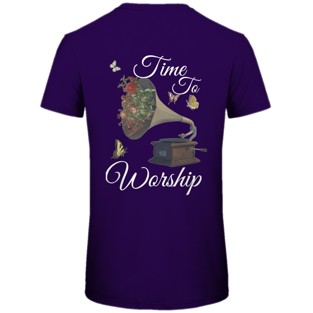 Herren Premium Bio T-Shirt Time To worship