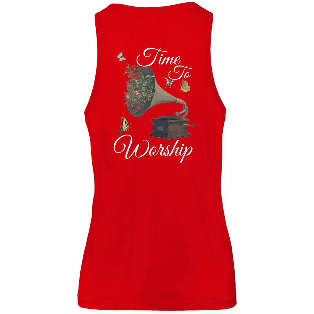 Herren Premium Tank Top Time To worship