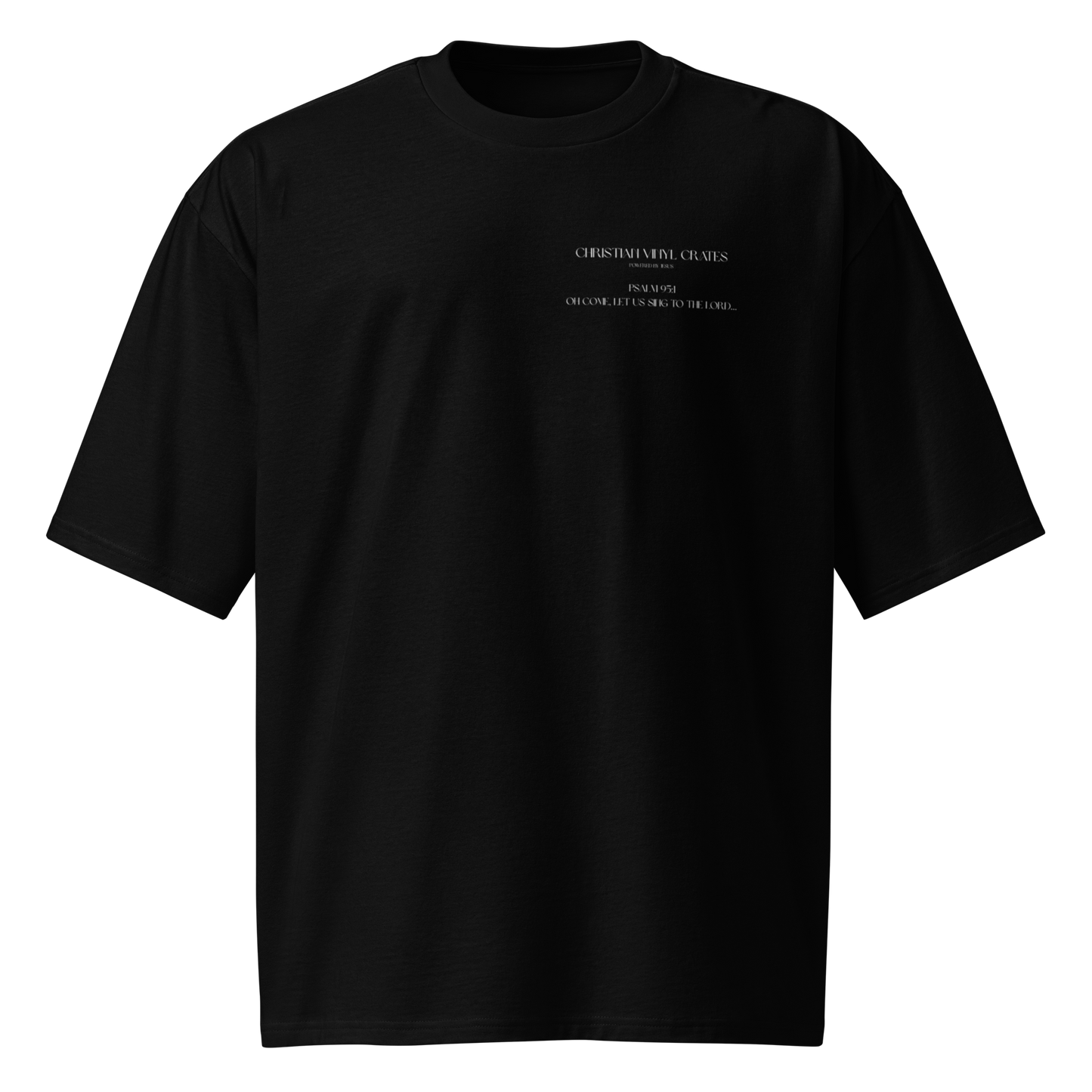 ChristianCrates - Backprint Oversized heavyweight t-shirt