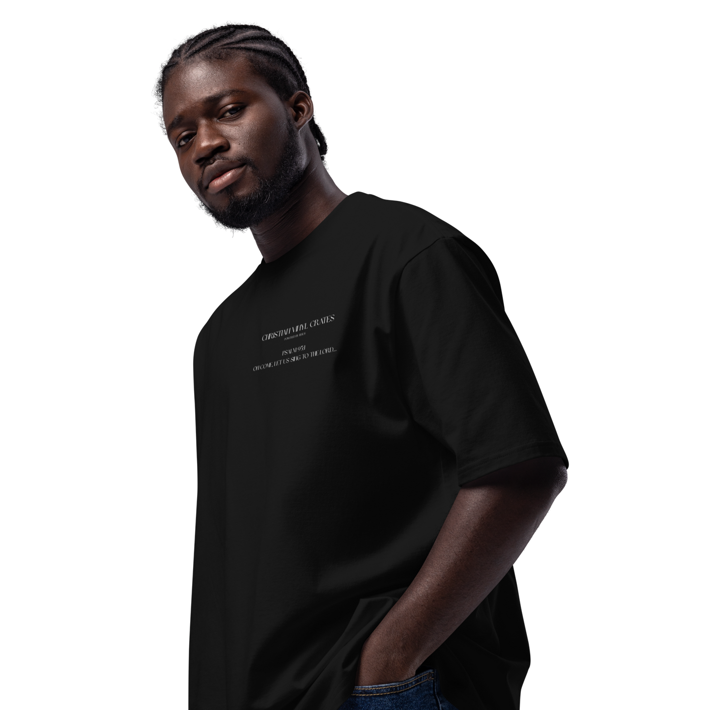 ChristianCrates - Backprint Oversized heavyweight t-shirt