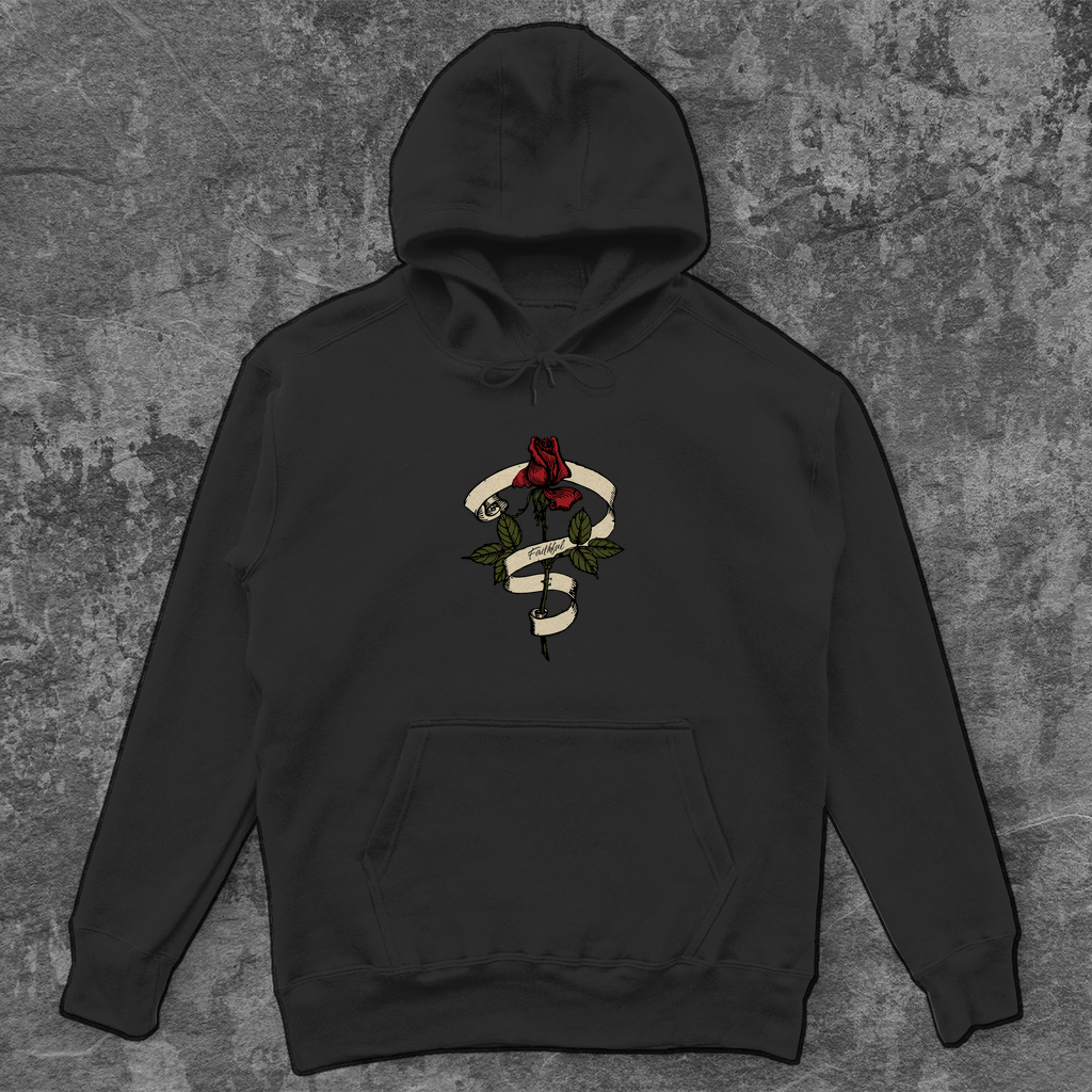 Unisex Oversize Hoodie Faithful Rose
