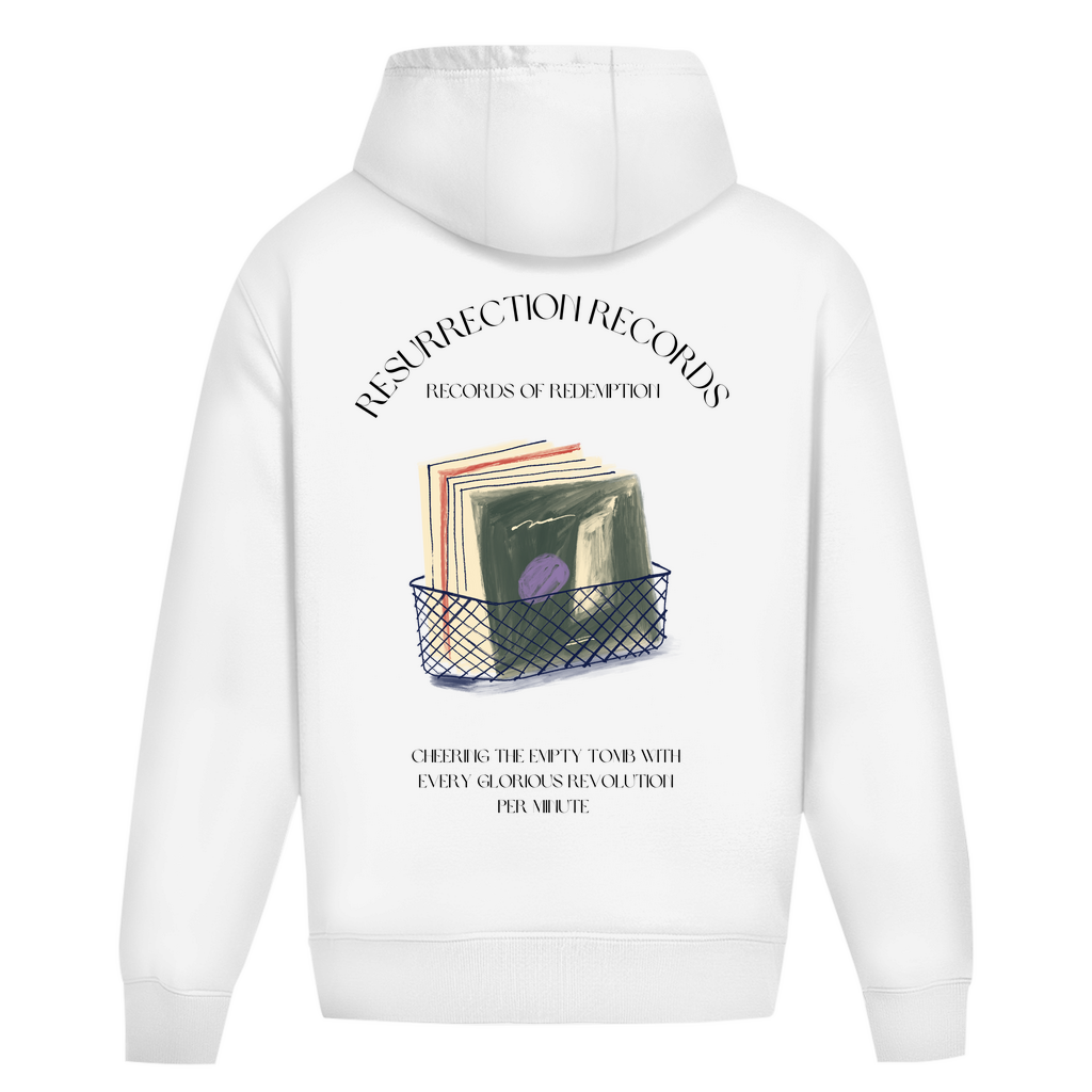 Oversize Hoodie Ohne Kordel Resurrection Records