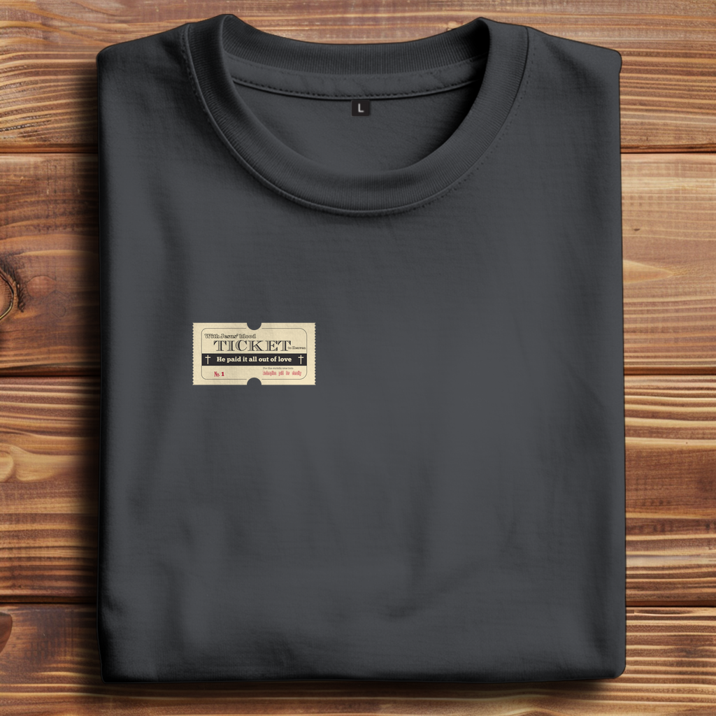 Oversize T-Shirt Jesus' Blood Ticket