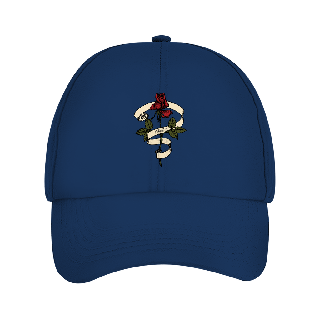 Dad Cap Faithful Rose