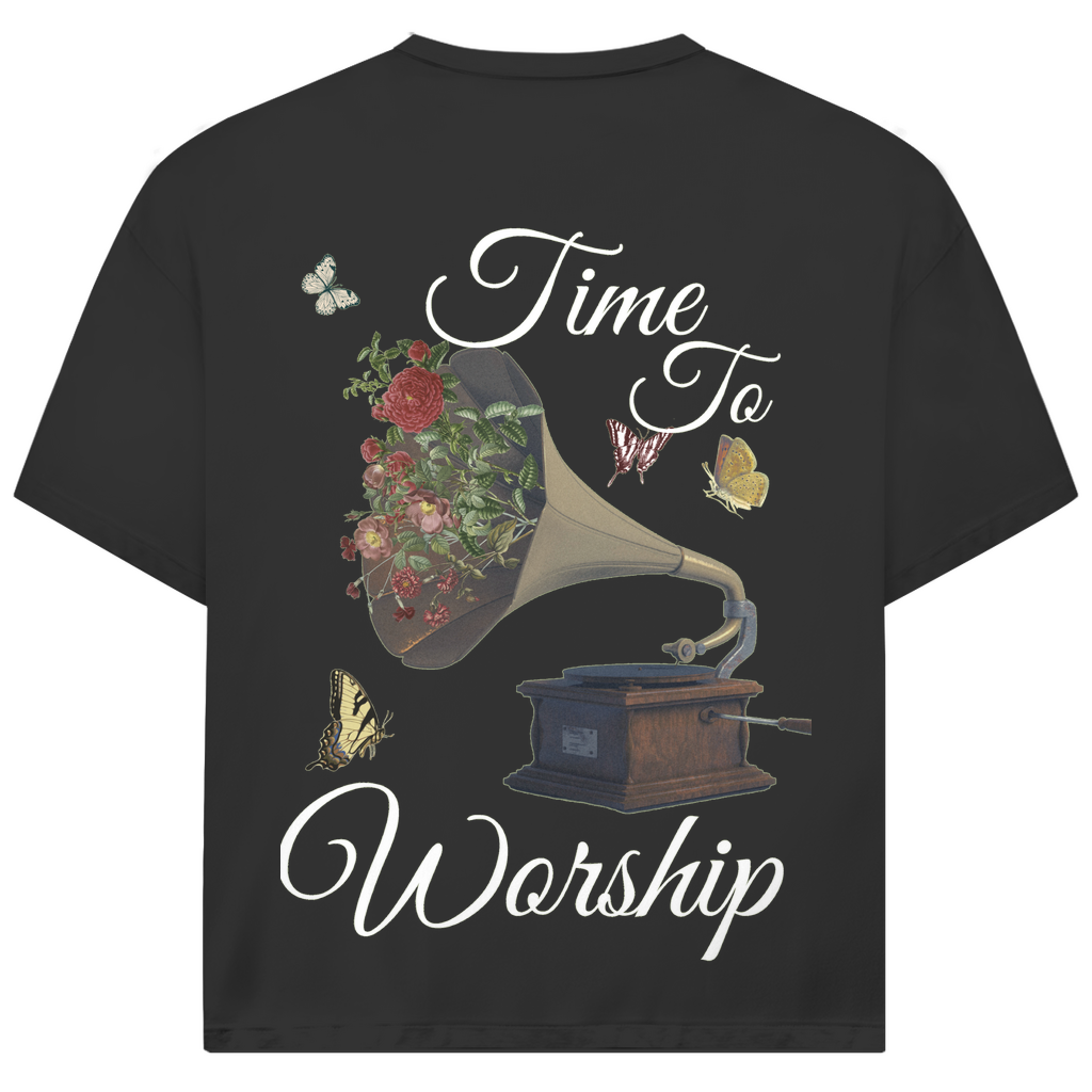 Jack and Jones Oversize T-Shirt Time To worship