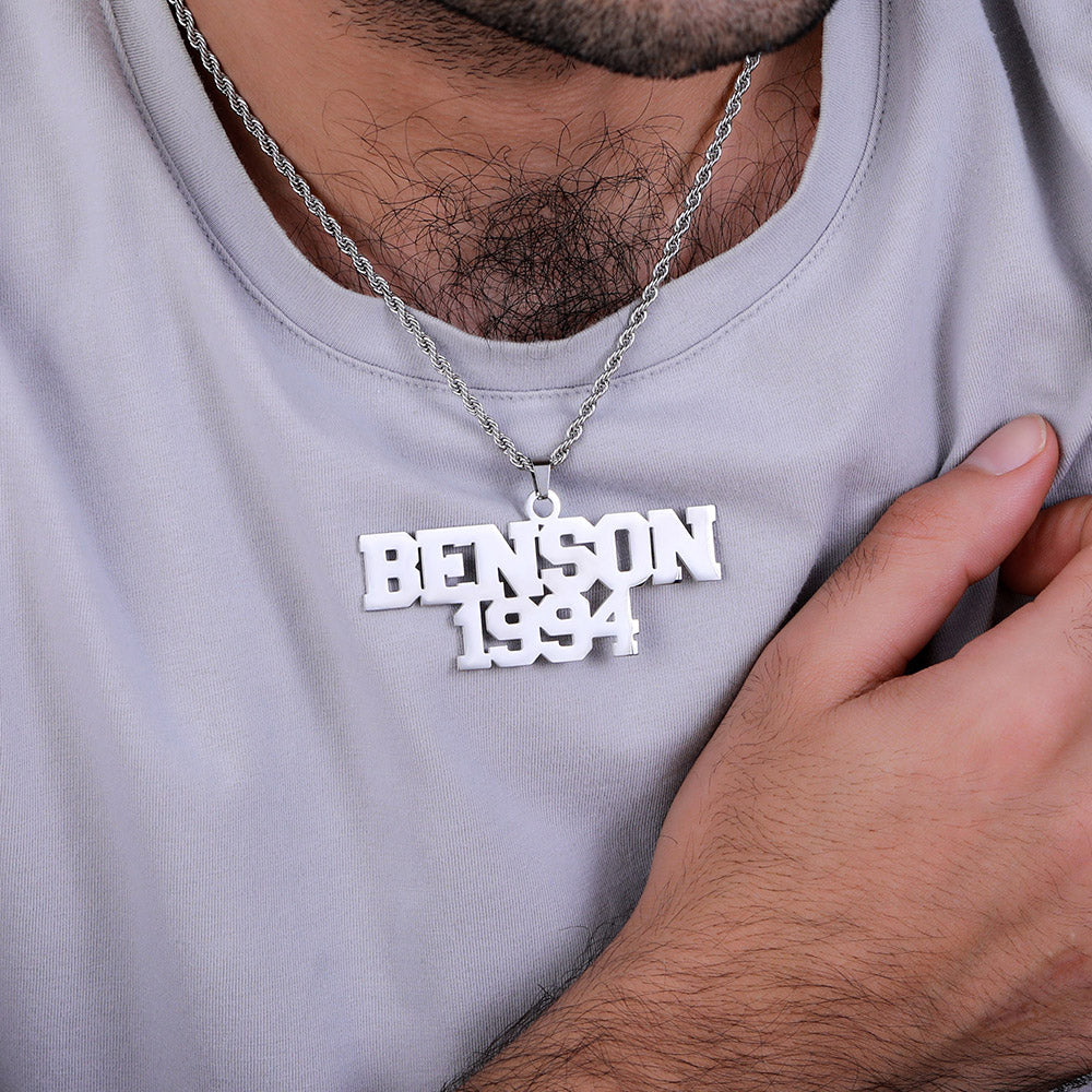 Personalisierbare Hip-Hop-Halskette