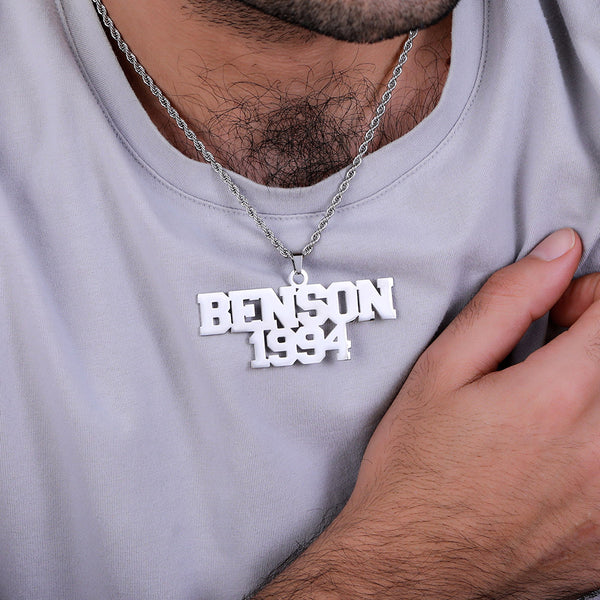 Personalisierbare Hip-Hop-Halskette