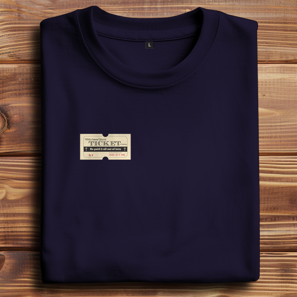 Oversize T-Shirt Jesus' Blood Ticket