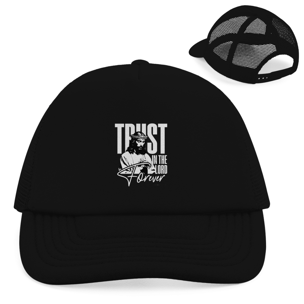 Retro Trucker Cap Trust in the Lord forever