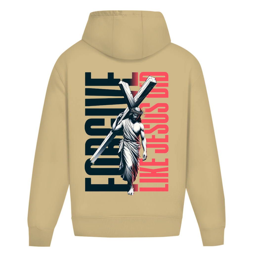 Oversize Hoodie Ohne Kordel Forgive like Jesus did