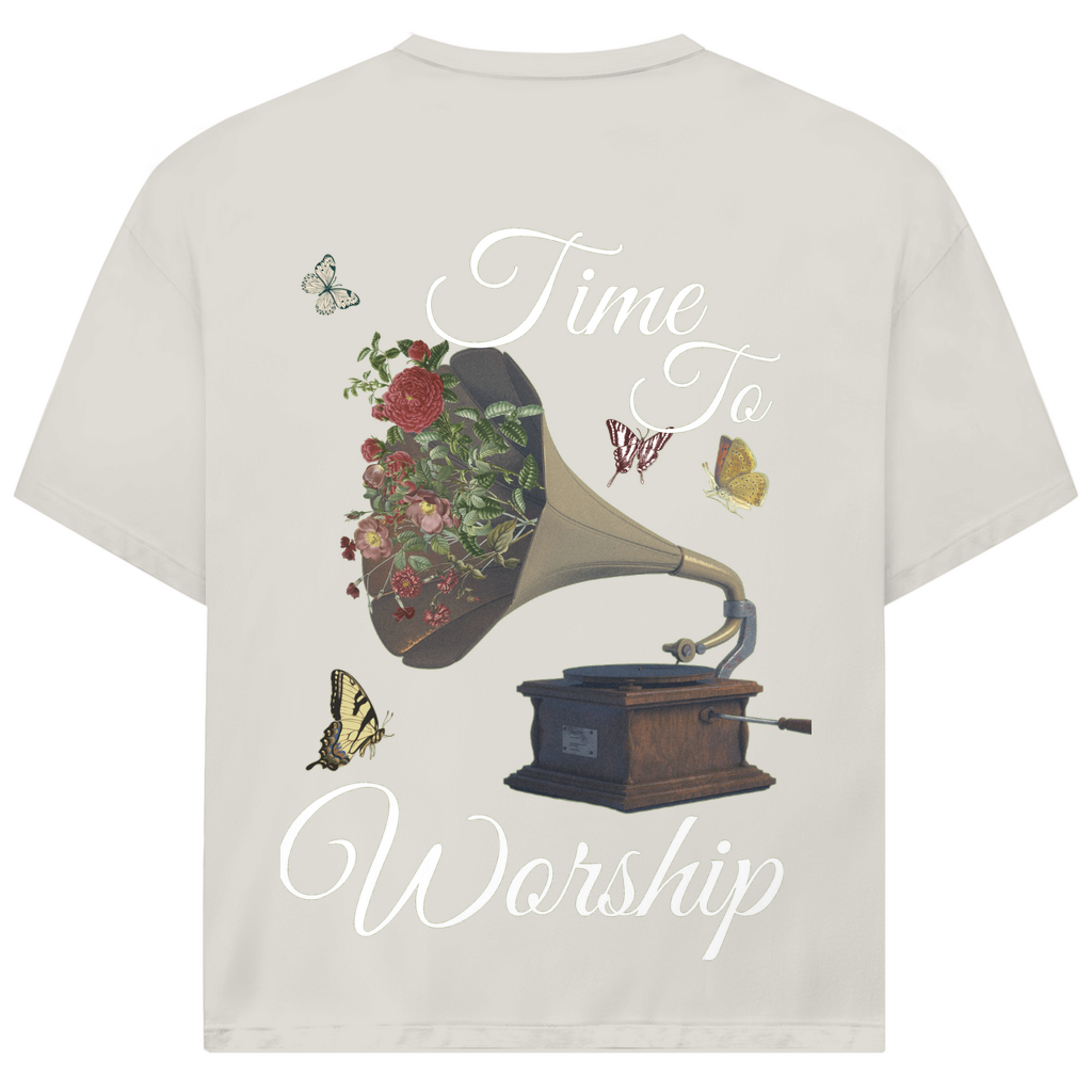Jack and Jones Oversize T-Shirt Time To worship
