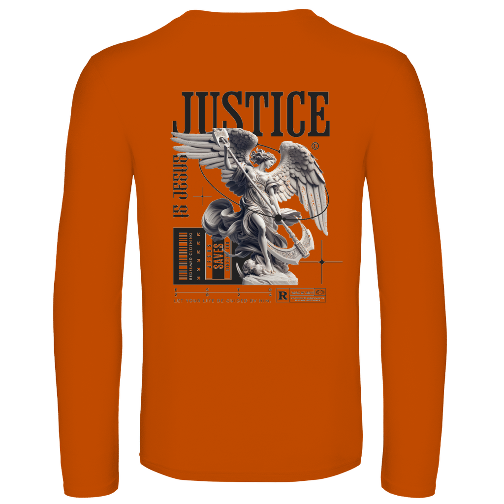 Unisex Langarmshirt Justice