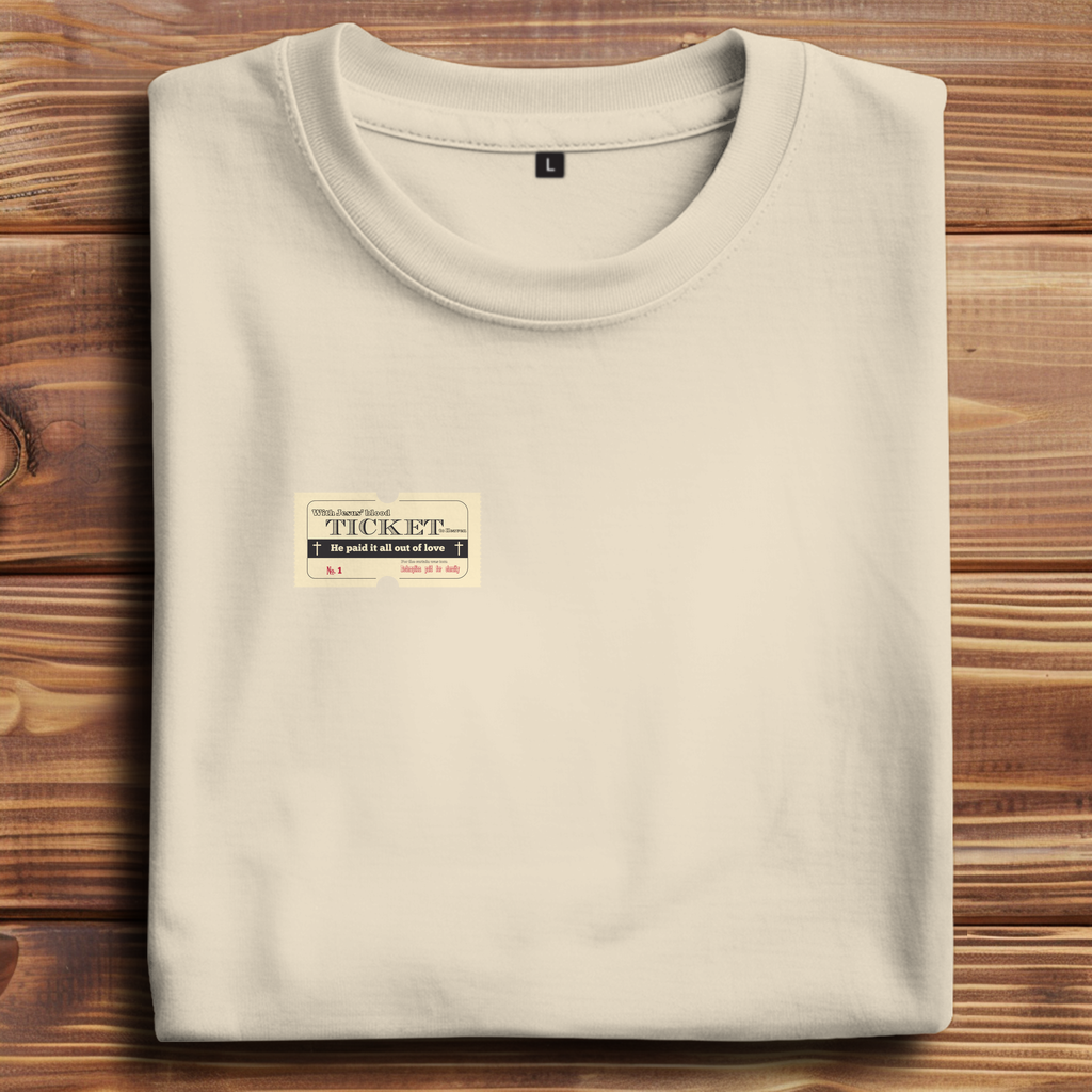 Oversize T-Shirt Jesus' Blood Ticket
