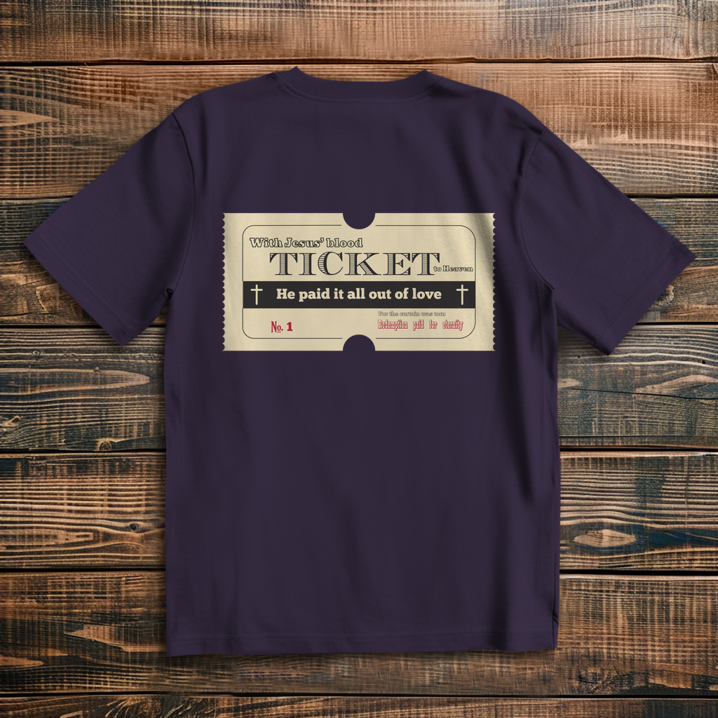 Oversize T-Shirt Jesus' Blood Ticket