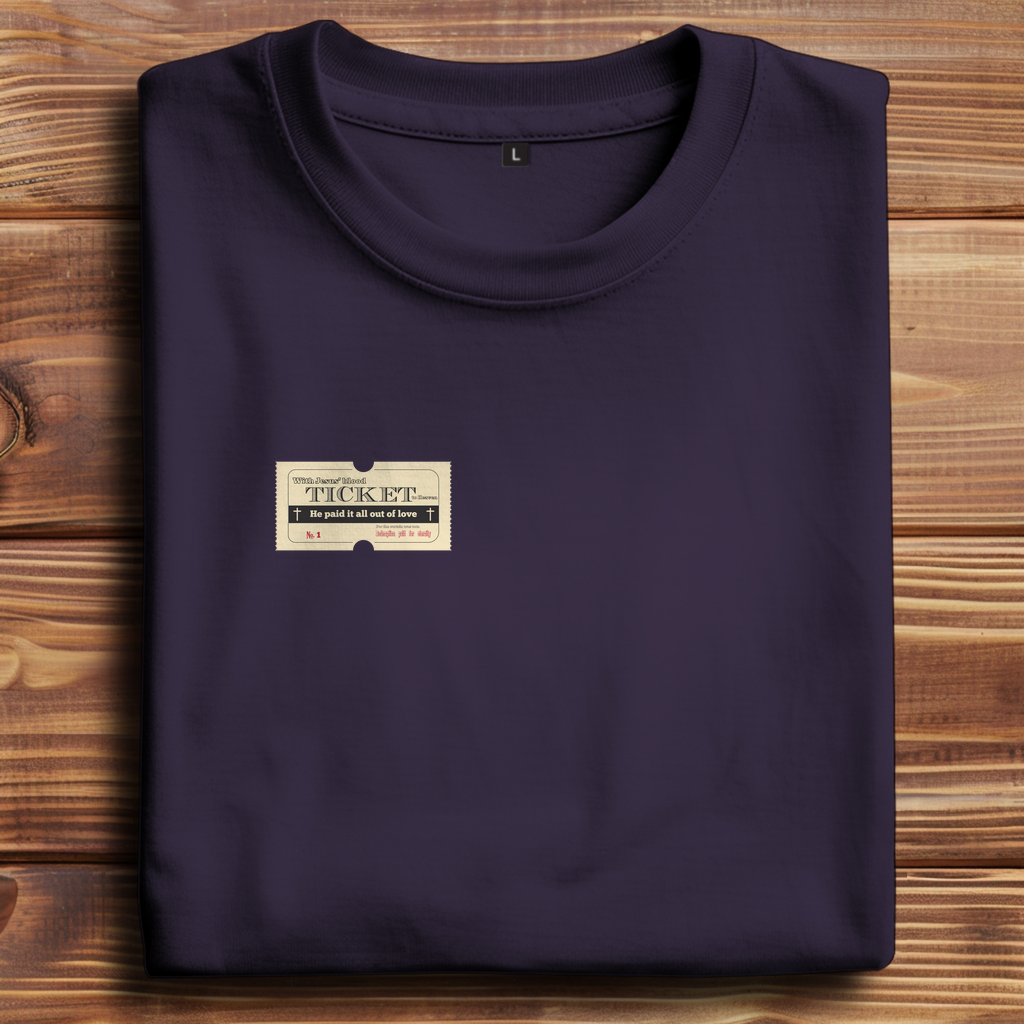 Oversize T-Shirt Jesus' Blood Ticket