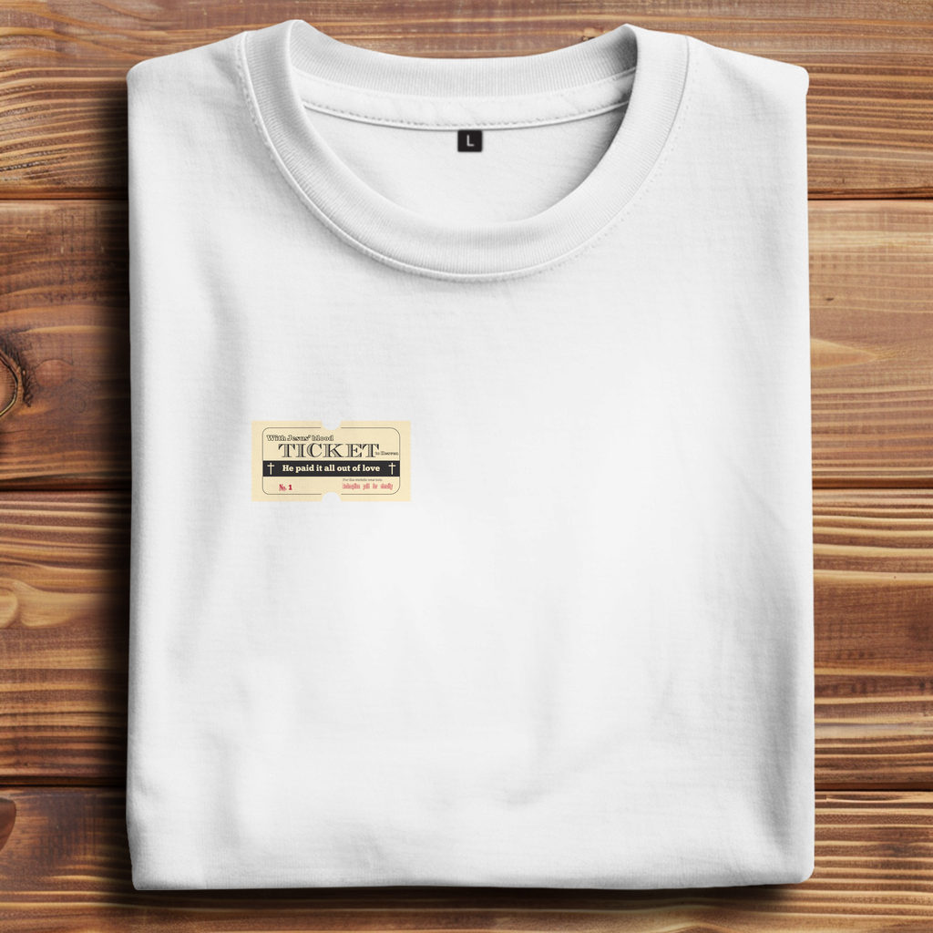 Oversize T-Shirt Jesus' Blood Ticket