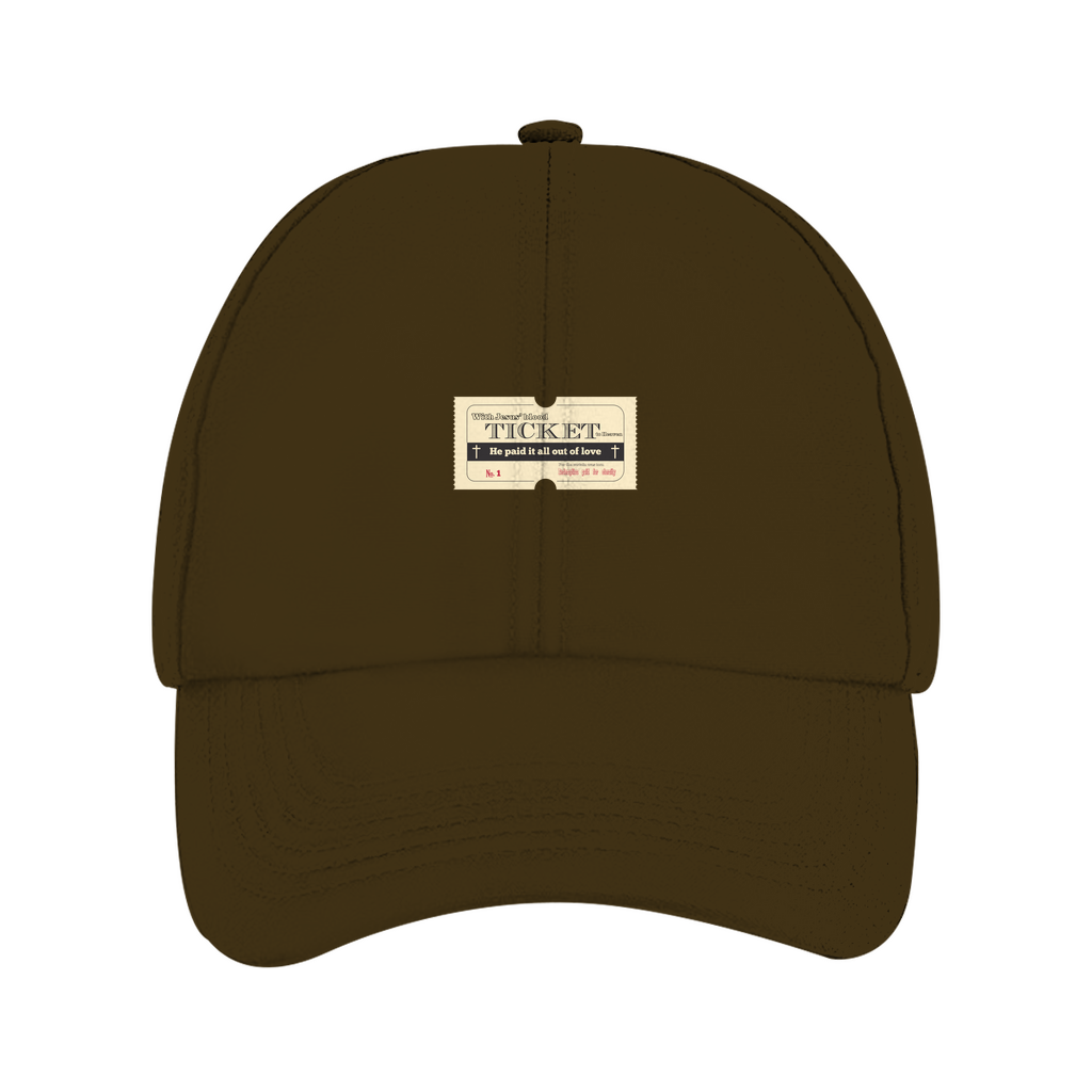 Dad Cap Jesus' Blood Ticket