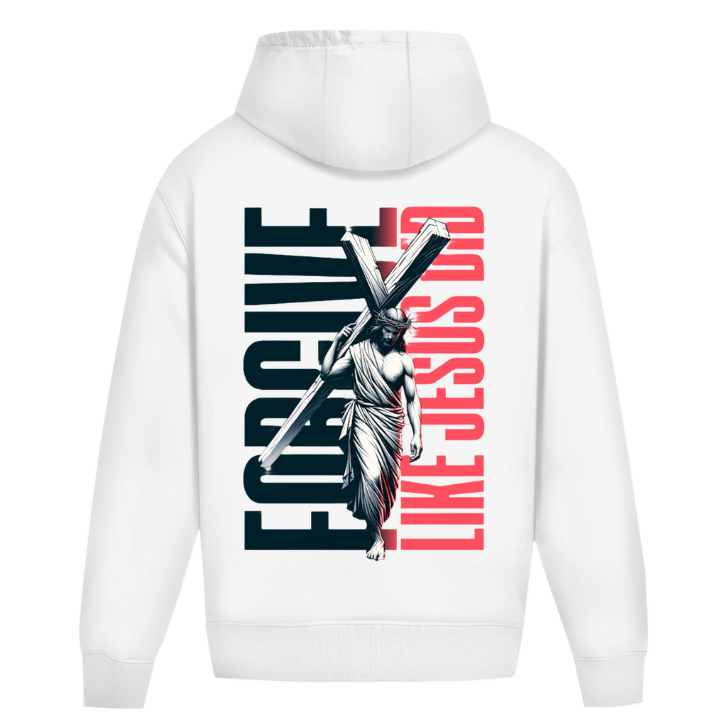 Oversize Hoodie Ohne Kordel Forgive like Jesus did