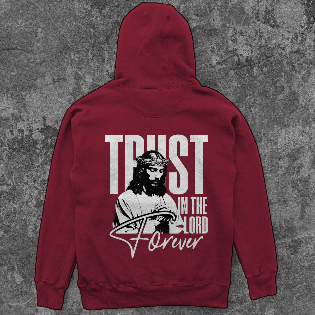 Unisex Oversize Hoodie Trust in the Lord forever