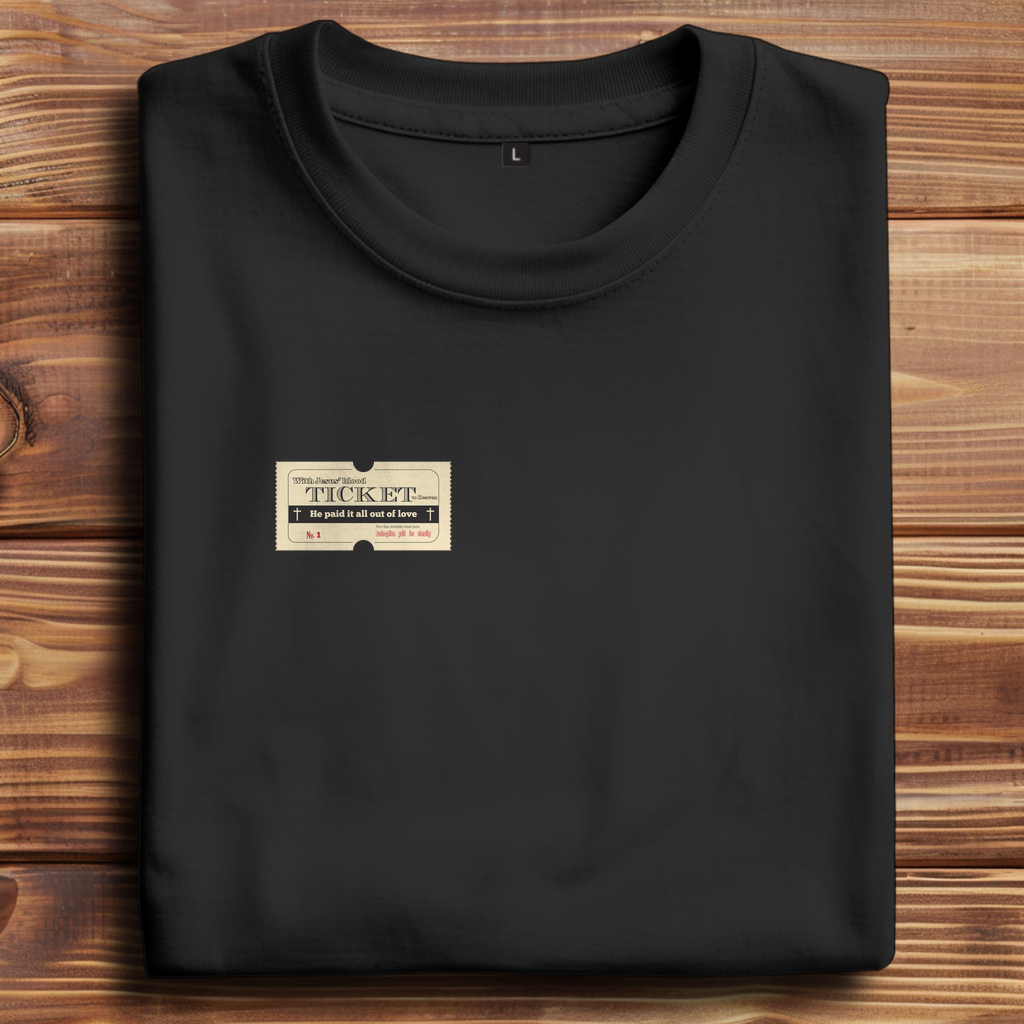 Oversize T-Shirt Jesus' Blood Ticket