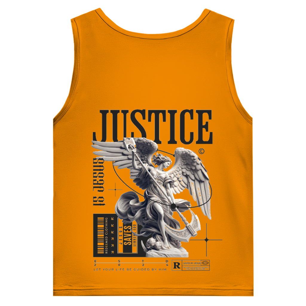 Herren Basic Tank Top Justice