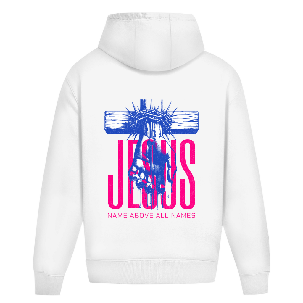 Oversize Hoodie Ohne Kordel Name above all Names