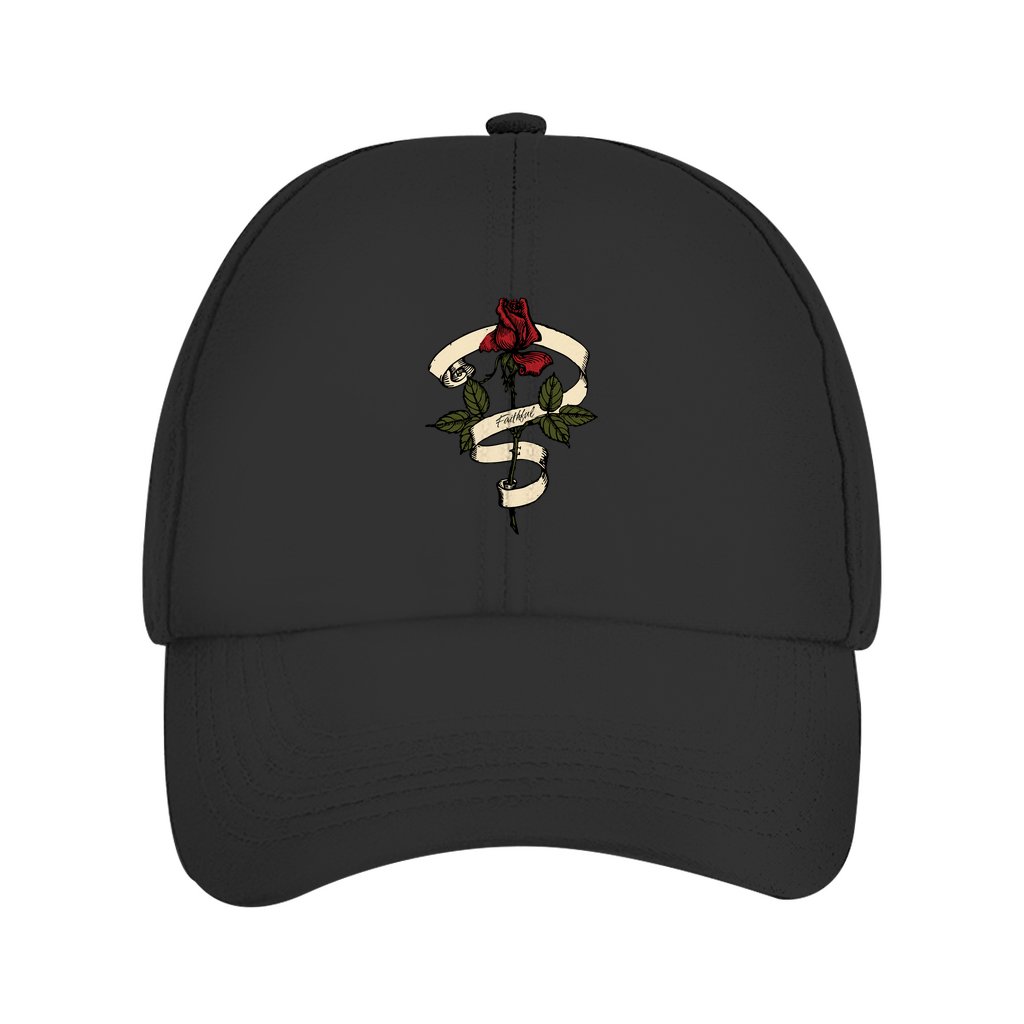 Dad Cap Faithful Rose