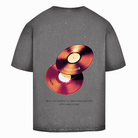 Oversize Washed T-Shirt Vindicating Vinyls
