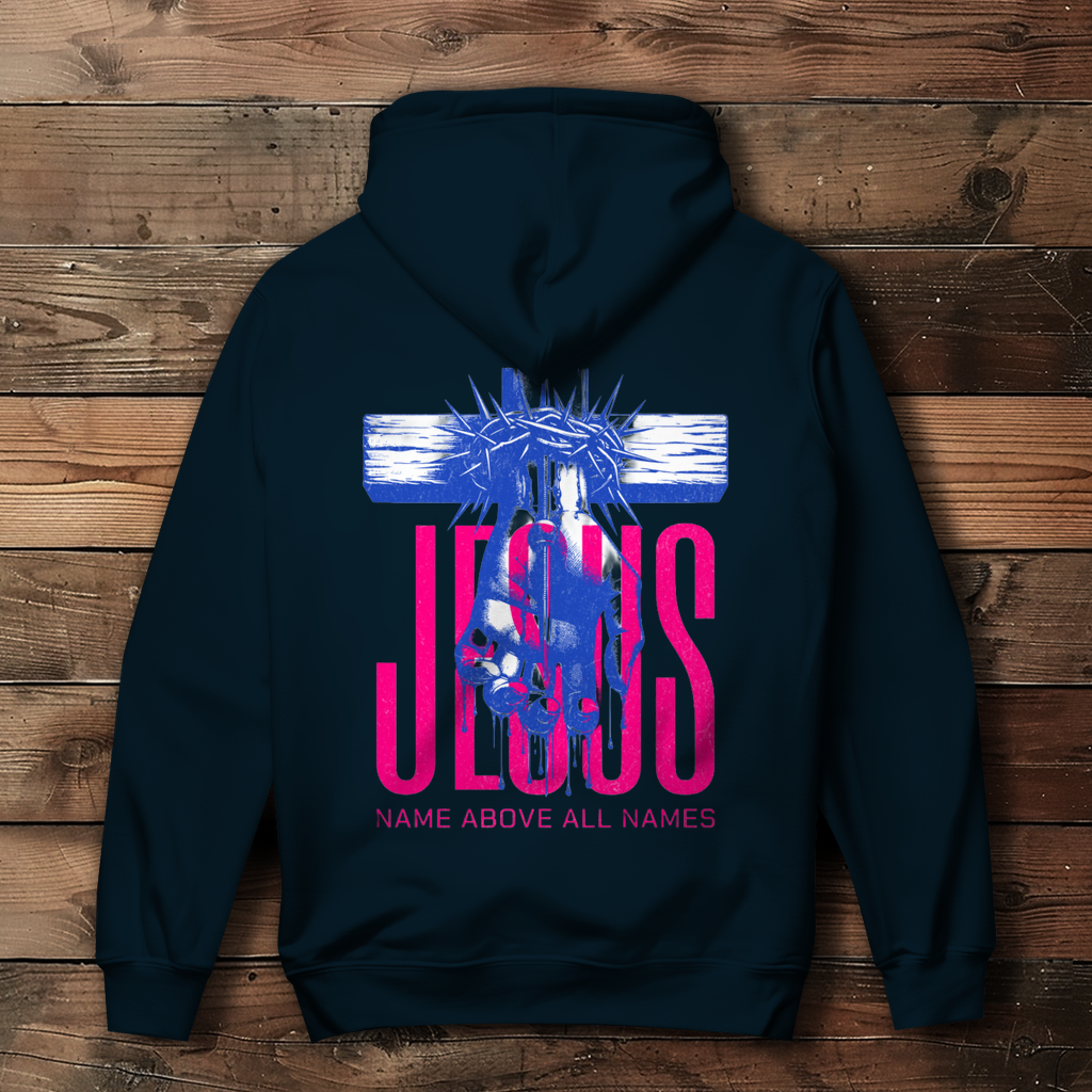 Damen Hoodie Name above all Names