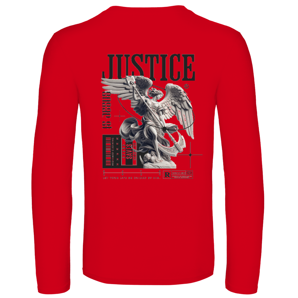 Unisex Langarmshirt Justice