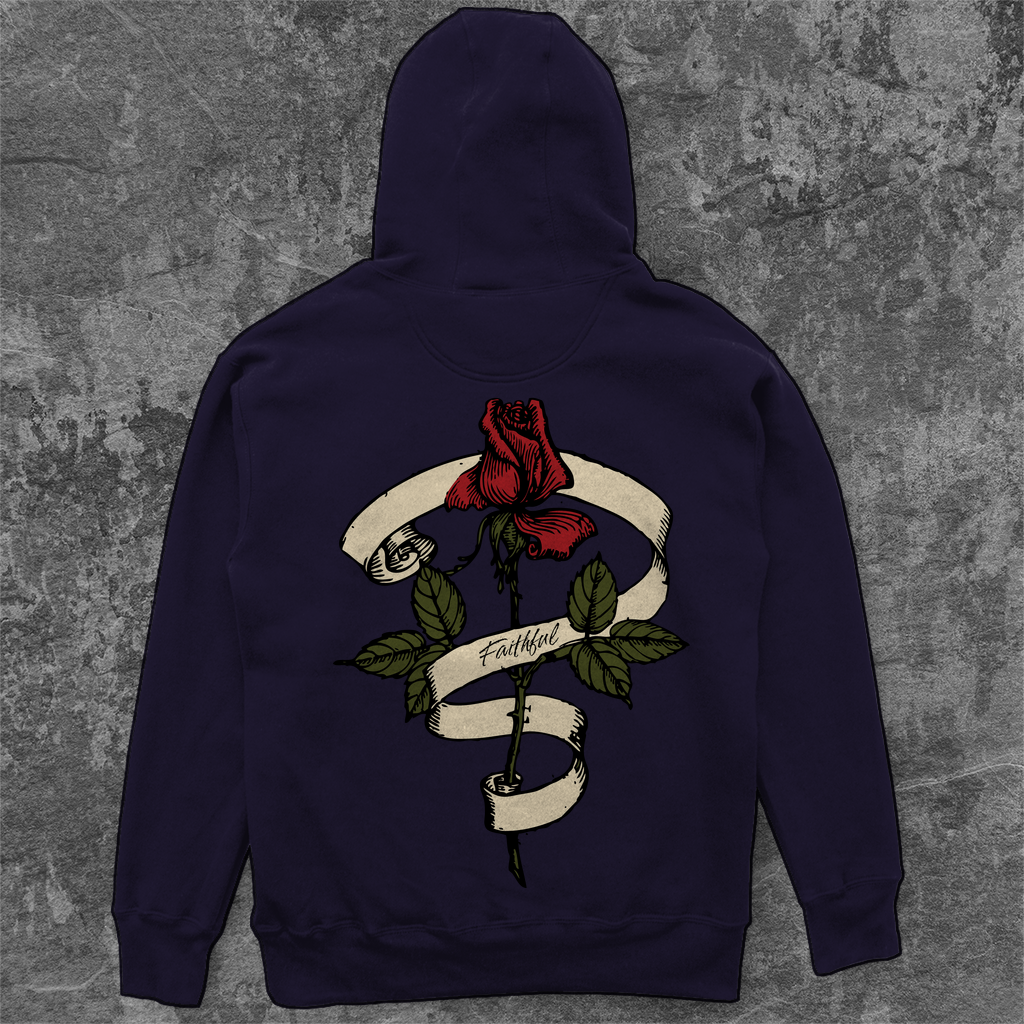 Unisex Oversize Hoodie Faithful Rose