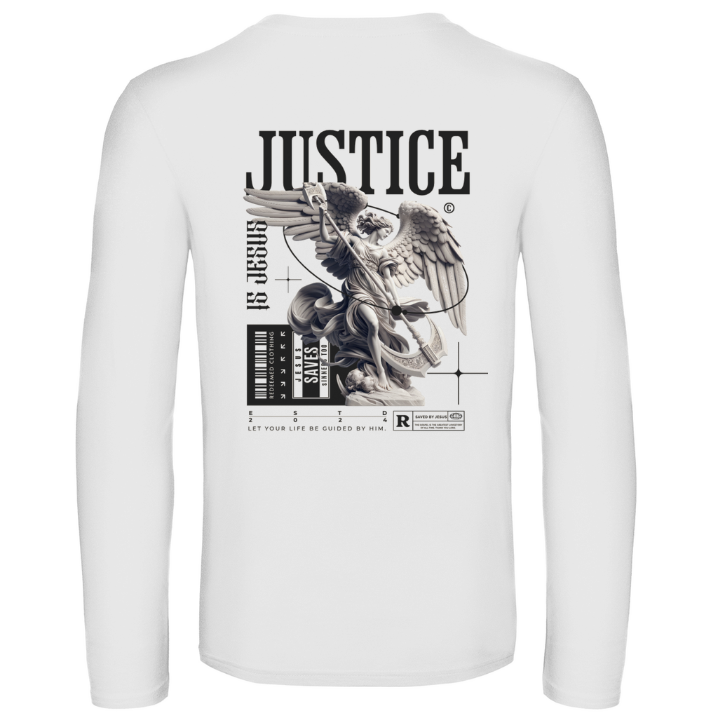 Unisex Langarmshirt Justice