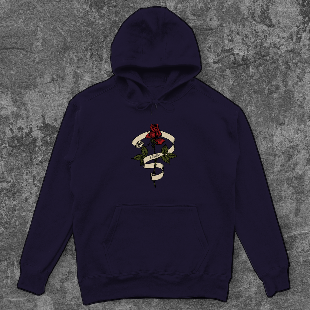 Unisex Oversize Hoodie Faithful Rose