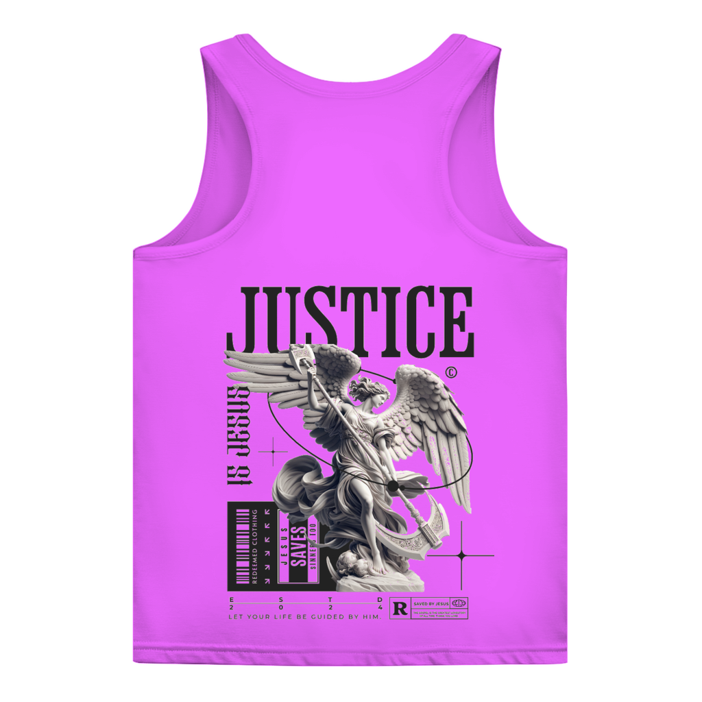 Damen Basic Tank Top Justice