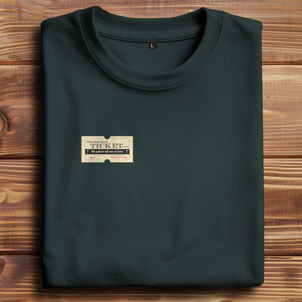 Oversize T-Shirt Jesus' Blood Ticket