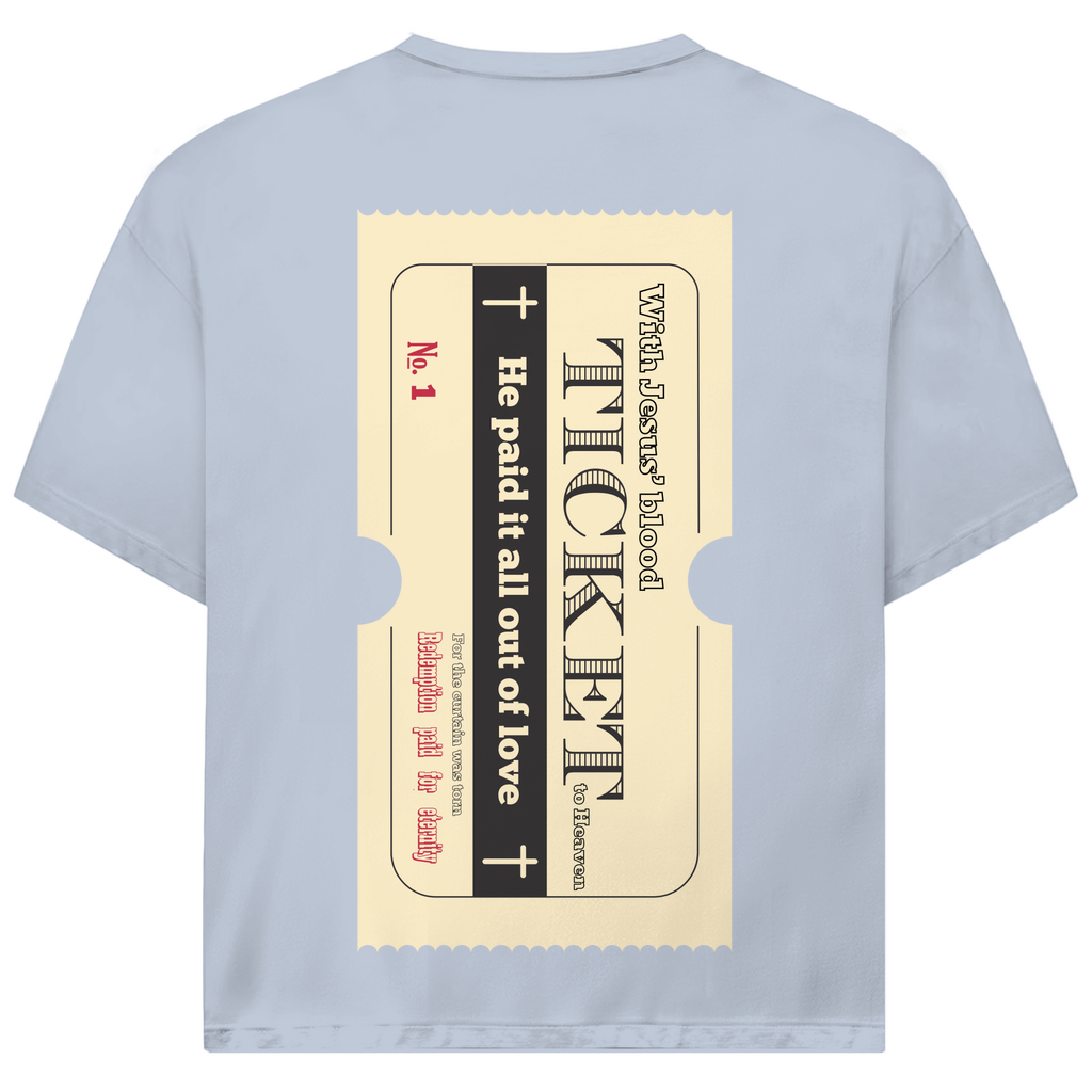 Jack and Jones Oversize T-Shirt Jesus' Blood Ticket
