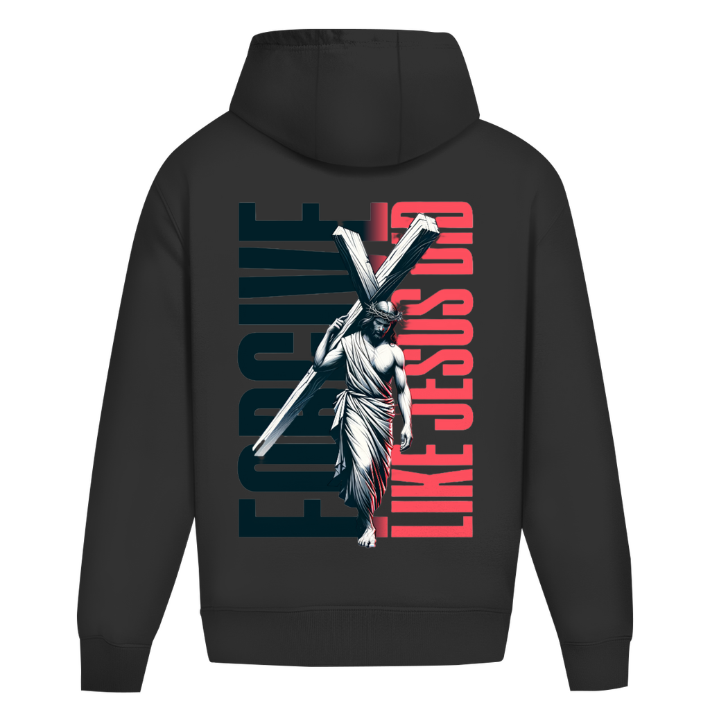 Oversize Hoodie Ohne Kordel Forgive like Jesus did