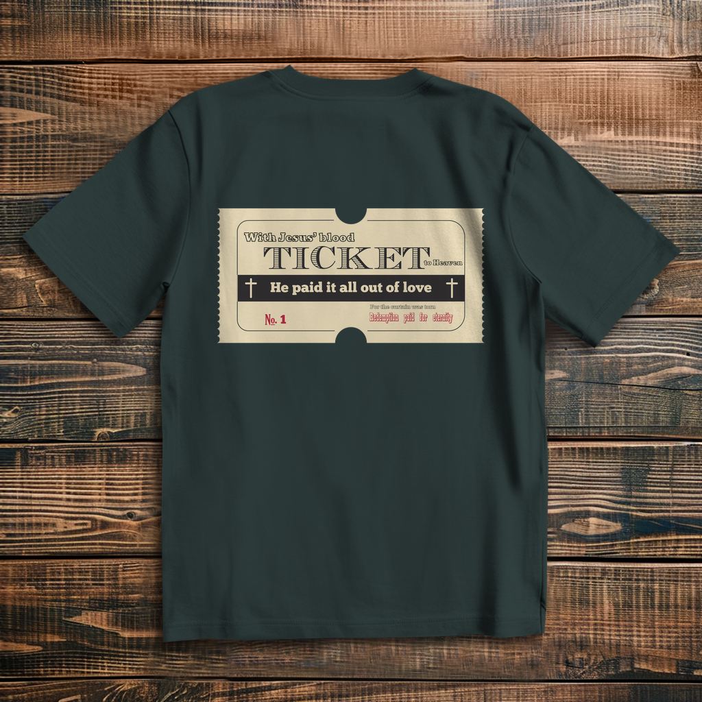 Oversize T-Shirt Jesus' Blood Ticket
