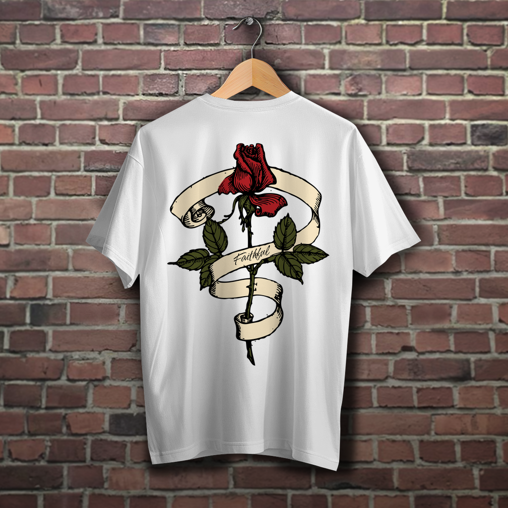 Oversize T-Shirt Faithful Rose