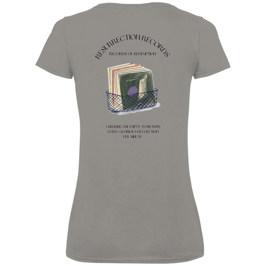 Damen Premium Bio V-Neck T-Shirt Christian Crates
