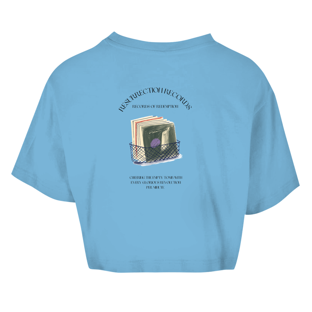 Damen Oversize Crop Top Christian Crates