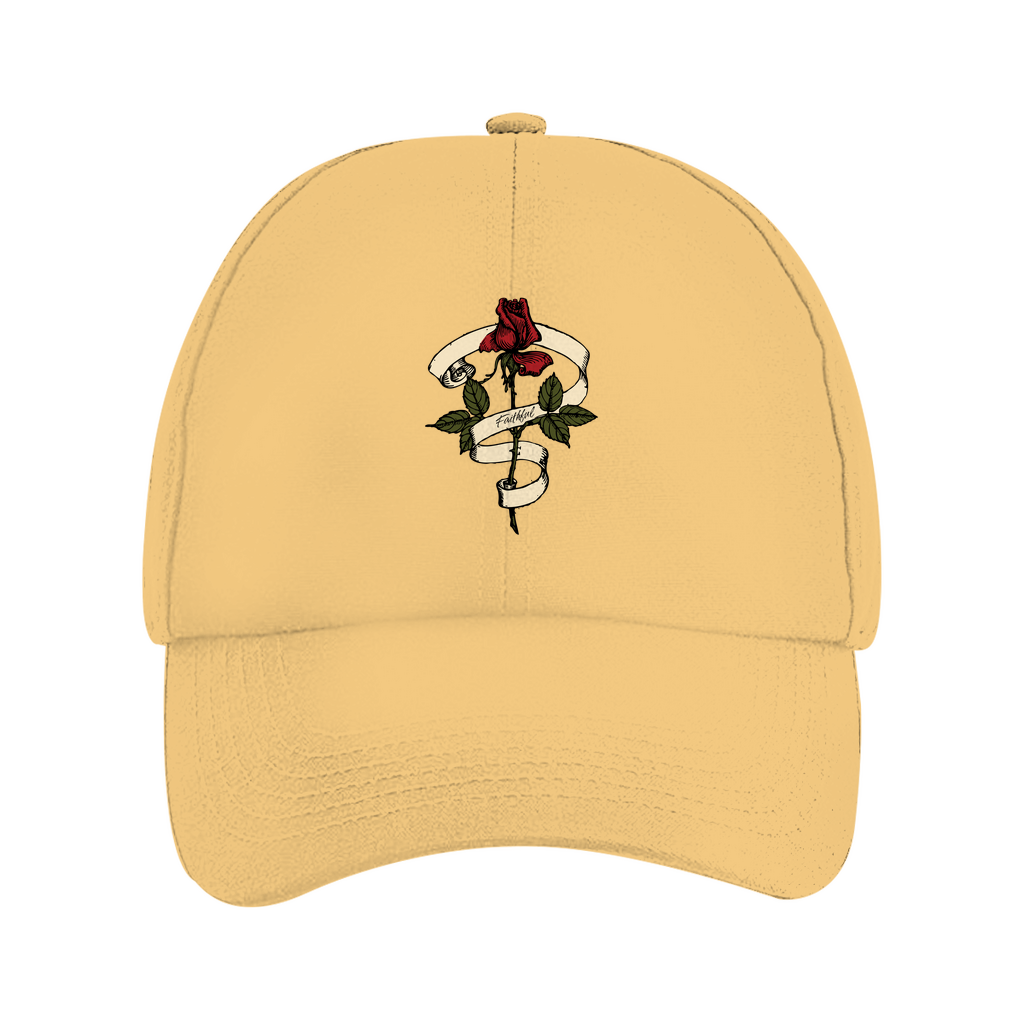 Dad Cap Faithful Rose