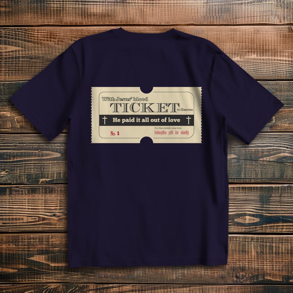 Oversize T-Shirt Jesus' Blood Ticket